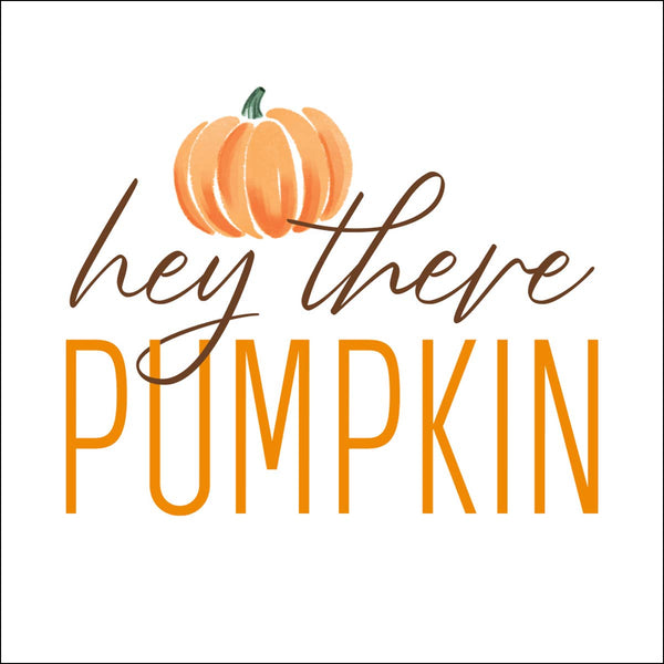 Fall Funny Cocktail Napkins | Hey There Pumpkin - 20ct