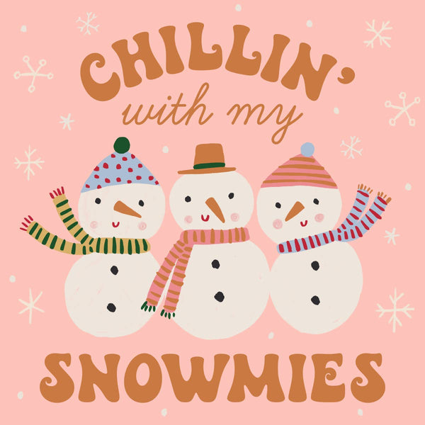 Holiday Cocktail Napkins | Chillin With My Snomies -20ct