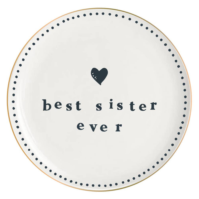 Ceramic Trinket Dish | Best Sister Ever