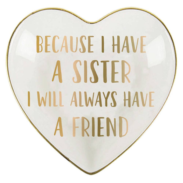 Ceramic Trinket Tray | Sister Friend