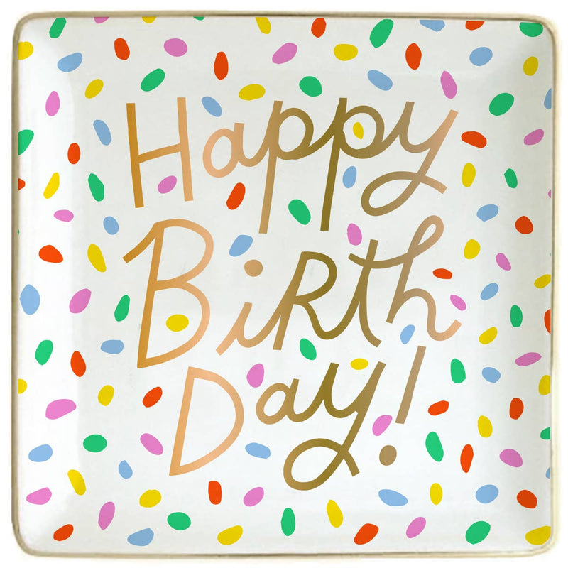 Ceramic Trinket Dish | Happy Birthday