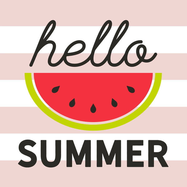 Funny Cocktail Napkins | Hello Summer - Melon   - 20ct