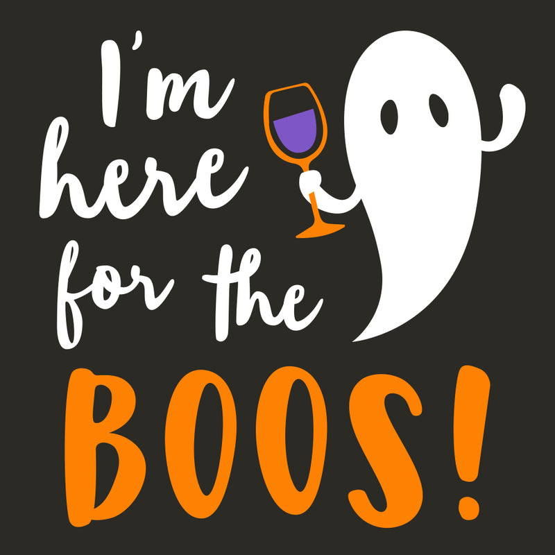 Funny Halloween Cocktail Napkins 20ct | Here For The Boos