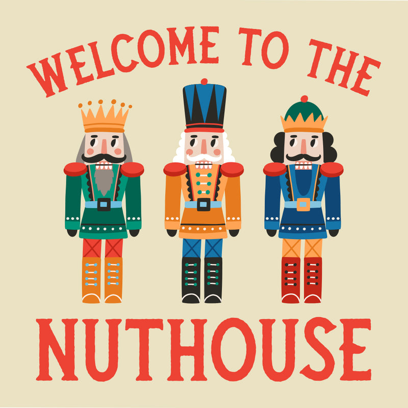 Funny Christmas Napkins |Welcome To The Nuthouse - 20ct