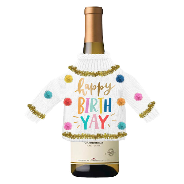 Wine Bottle Sweater | Happy BirthYay Bottle Sweater