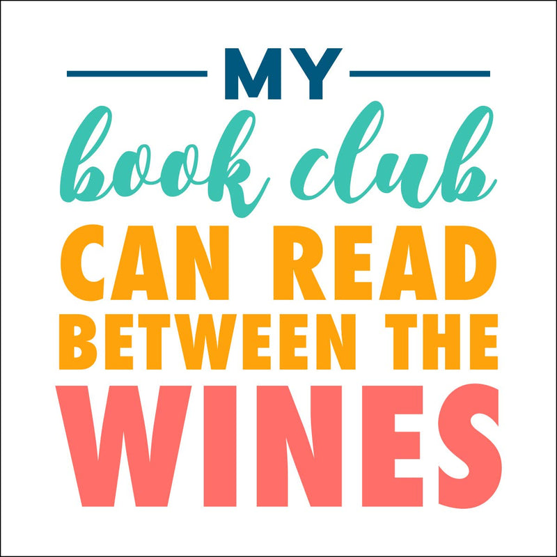 Book Club Funny Cocktail Napkins | Between The Wines-20ct