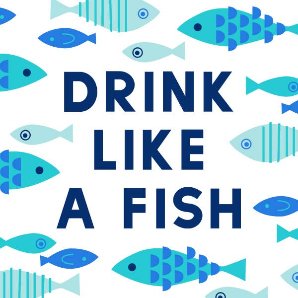Cocktail Napkins | Drink Like a Fish - 20ct