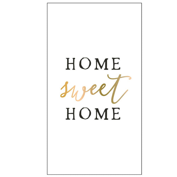 Paper Guest Towels | Home Sweet Home - Foil - 24ct