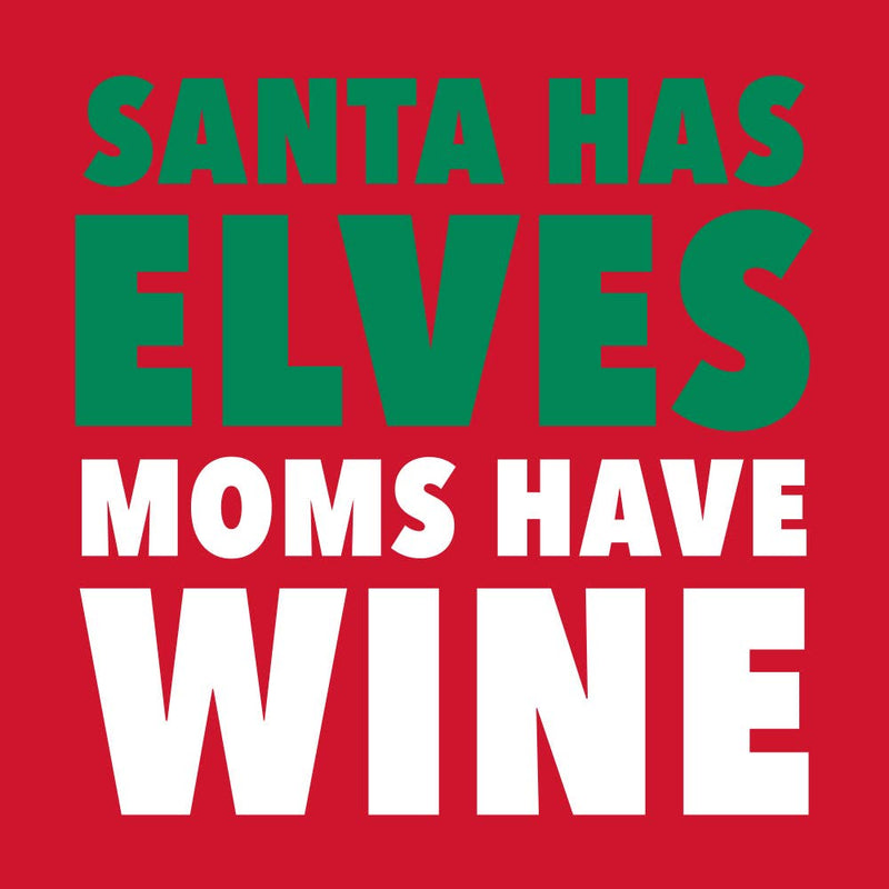 Holiday Cocktail Napkins 20ct |Moms Have Wine - Red
