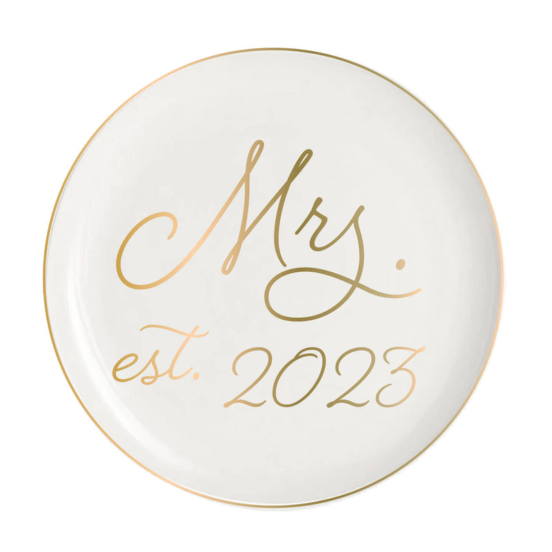 Ceramic Trinket Dish | Mrs. est 2023