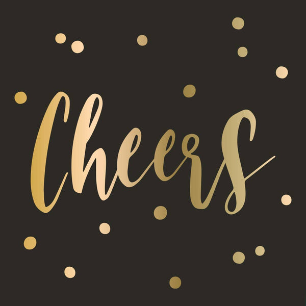 Cocktail Napkins | Cheers - Foil - 20ct