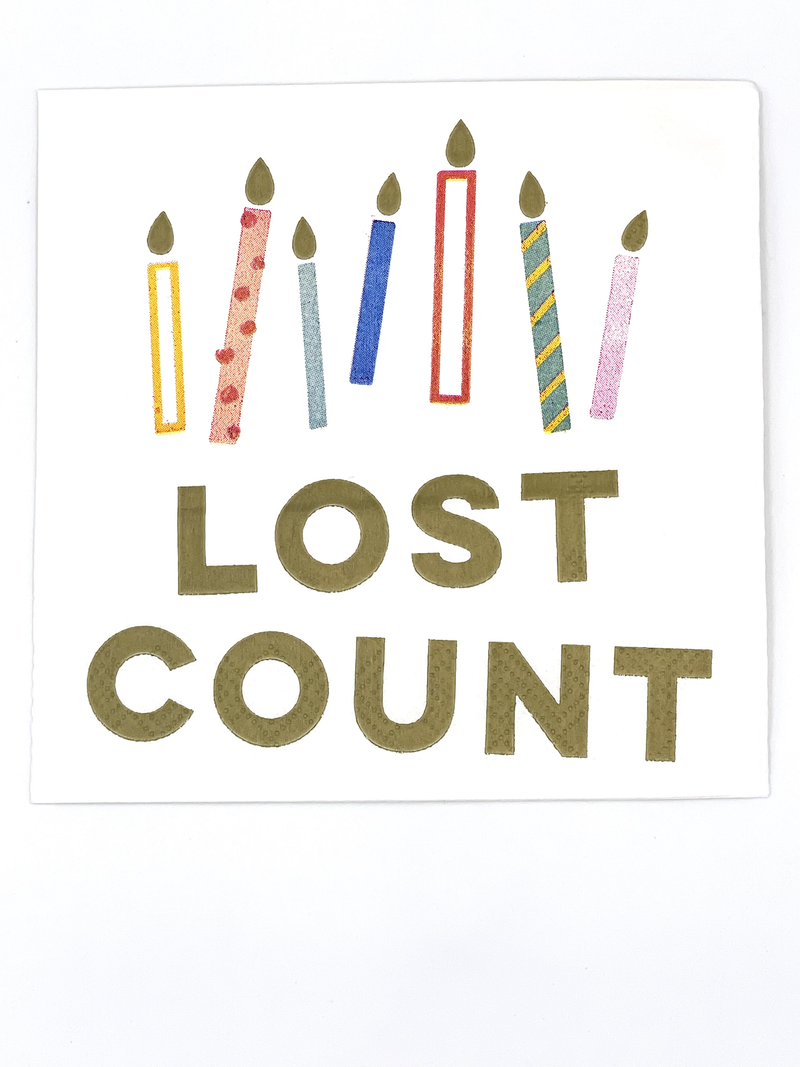 Cocktail Napkins | Lost Count - 20ct