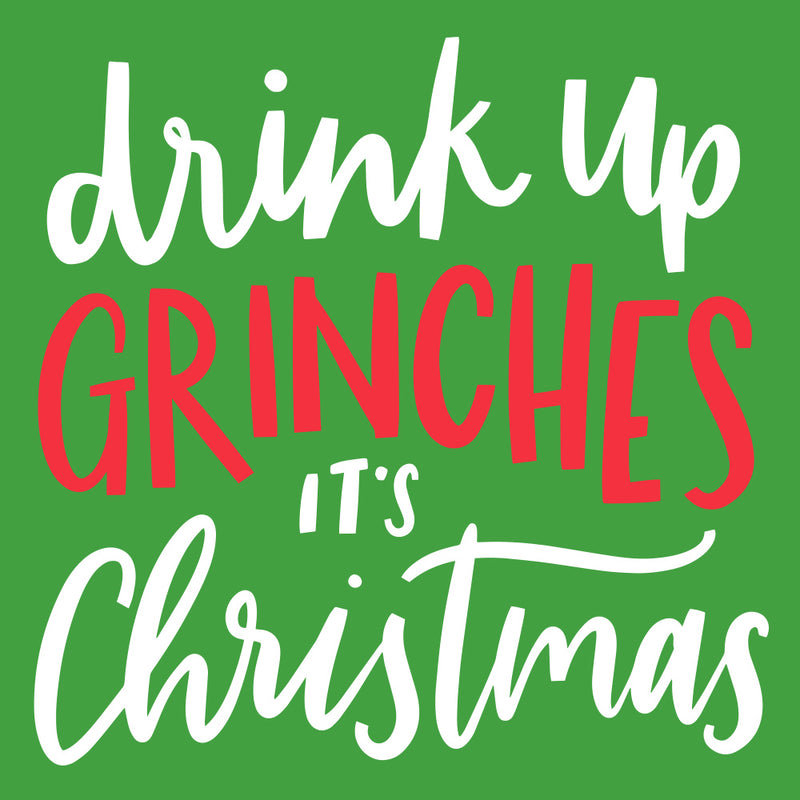 3 ply Cocktail Napkins 20 Count | Drink Up Grinches It's Christmas