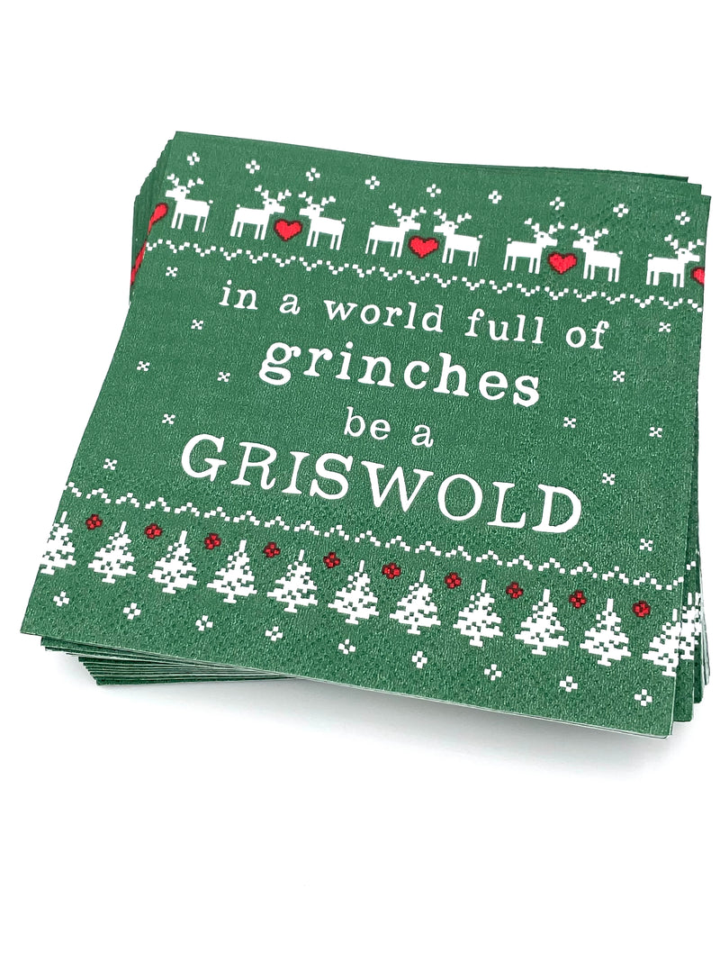 3 ply Cocktail Napkins 20 Count | Be a Griswold