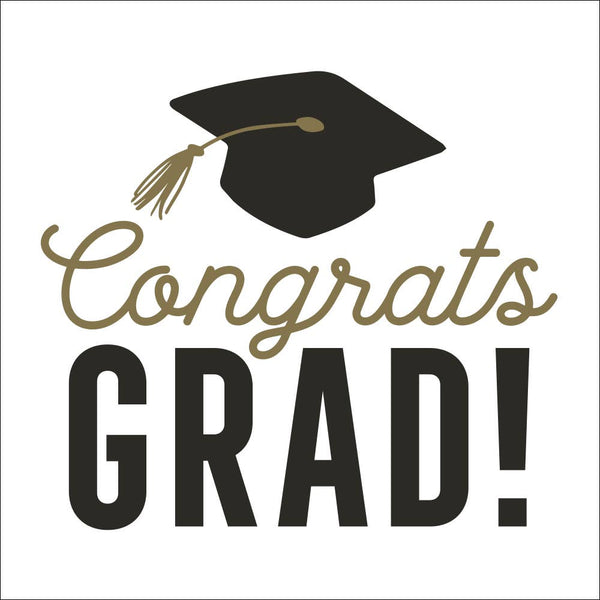 Funny Graduation Cocktail Napkins |Congrats - 20ct