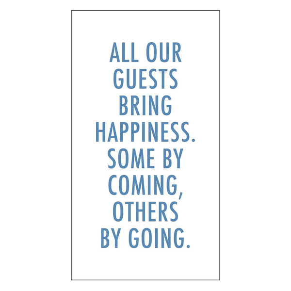 Paper Guest Towels | All Guests Bring Happiness - 24ct