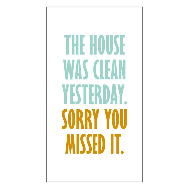 Paper Guest Towels | This House Was Clean Yesterday - 24ct