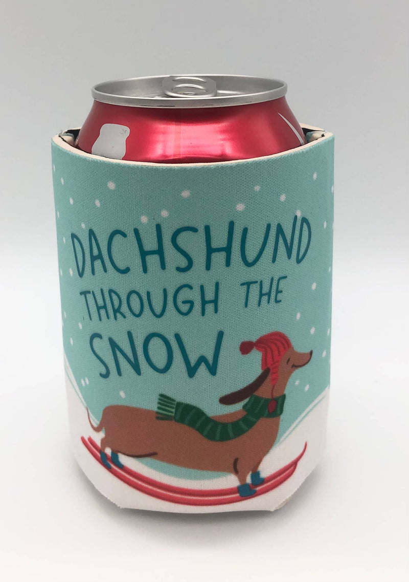 Can Covers | Christmas Dachshund Can Cover