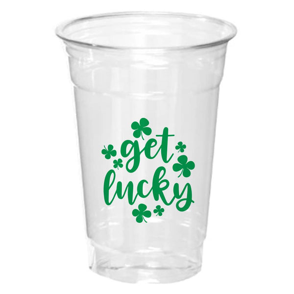 St. Patrick's Day Disposable Cups | Get Lucky - Set of 8
