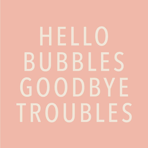 Funny Cocktail Napkins | Hello Bubbles - 20ct