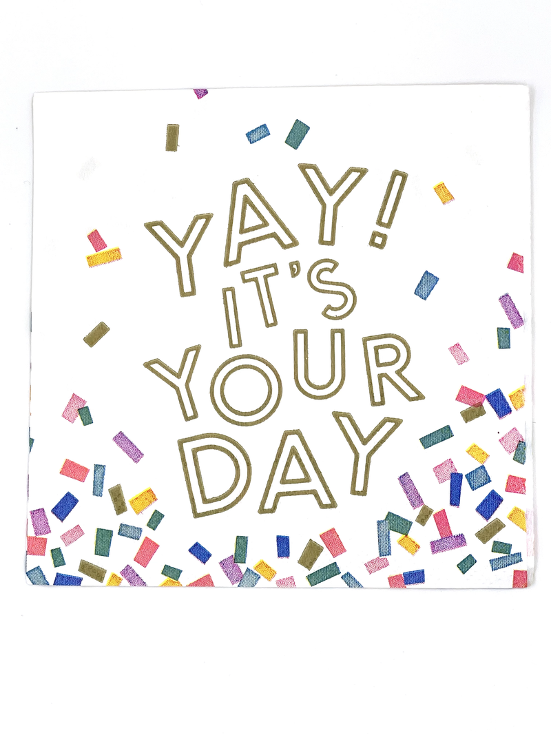 Cocktail Napkins | YAY It's Your Day - 20ct