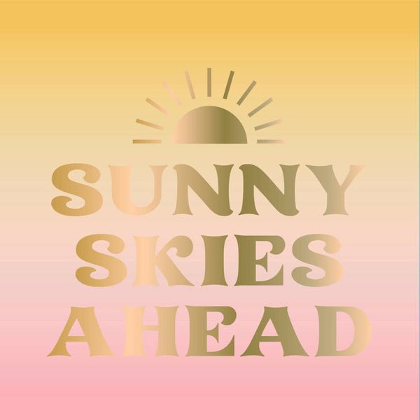 Cocktail Napkins | Sunny Skies - Foil - 20ct