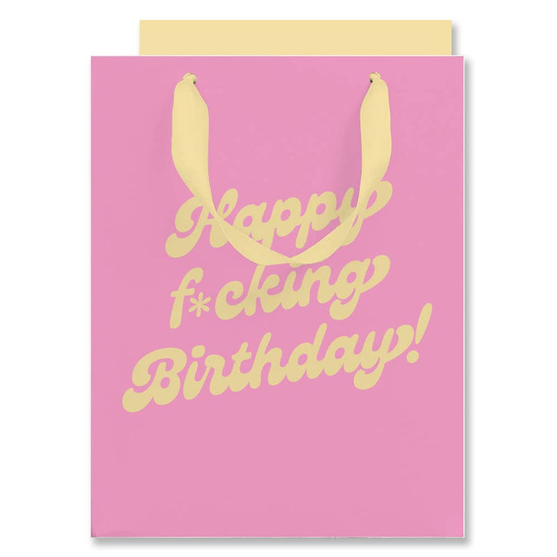 Gift Bag with Tissue | Happy F*cking Birthday
